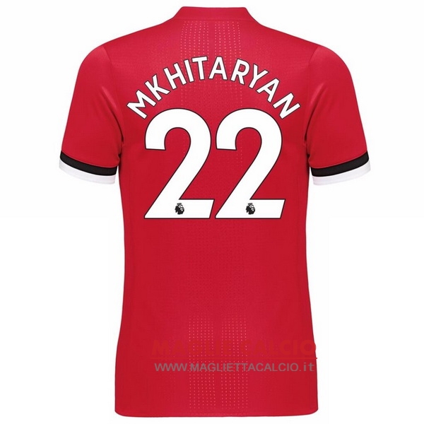 nuova maglietta manchester united 2017-2018 mkhitaryan 22 prima